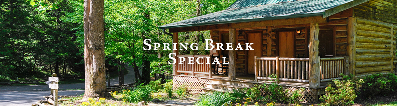 Spring Break Special at our Townsend TN Hotel