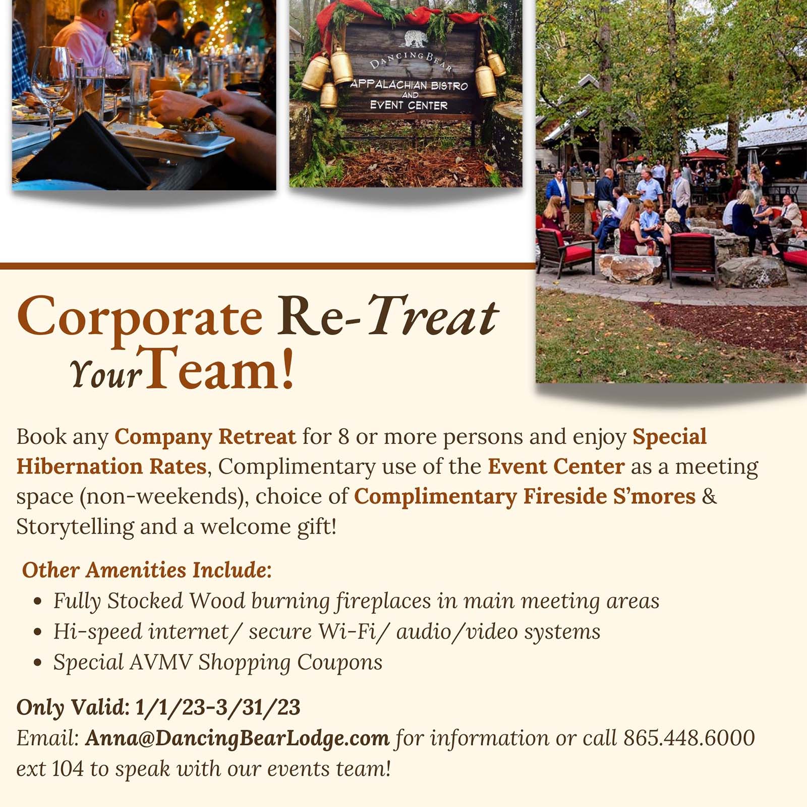 Corporate Retreat Special