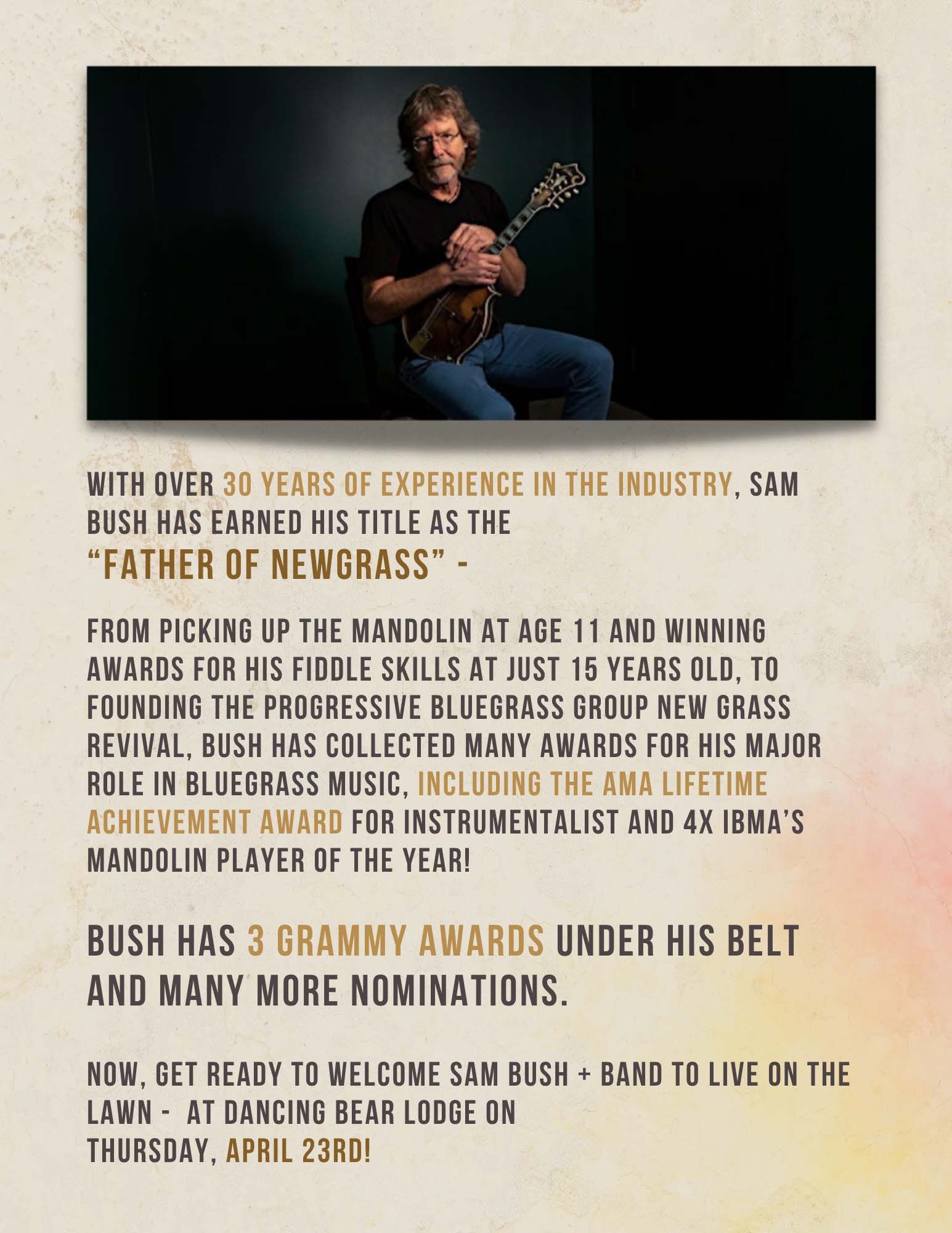 Sam Bush Father of Newgrass